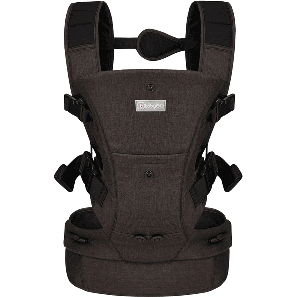BabyGO Bauchtrage Koala Dark Grey Melange 1 BabyGO Bauchtrage Koala Dark Grey Melange