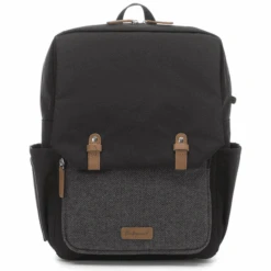 Babymel Wickelrucksack ECO George Black-Tweed