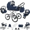 Bebebi Loving | 3 In 1 Kombi Kinderwagen Set | Nostalgie Kinderwagen Blue Ardent