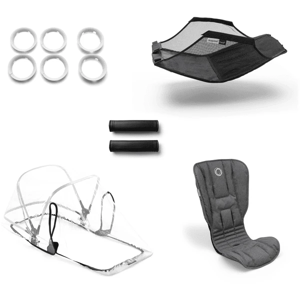 Bugaboo Style Set Bee 5 Grey Melange 1 Bugaboo Style Set Bee 5 Grey Melange