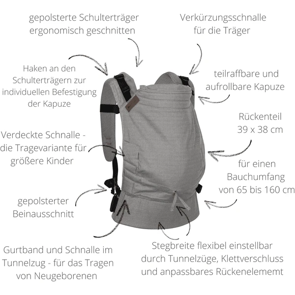 Hoppediz Babytrage Buckle Kreta 7 Hoppediz Babytrage Buckle Kreta – Bild 7