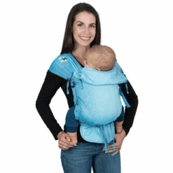 Hoppediz Babytrage Hop-Tye Buckle Perth Blau