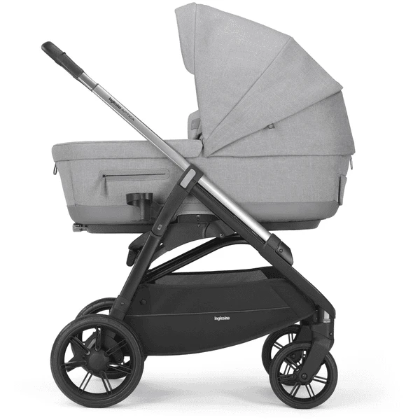 Inglesina Kinderwagen Aptica Duo Silk Grey Und Gestell Black 1 Inglesina Kinderwagen Aptica Duo Silk Grey Und Gestell Black