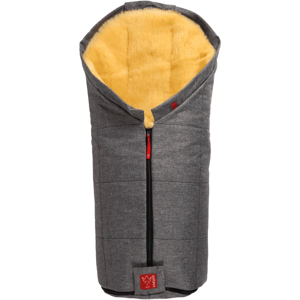 KAISER Lammfell-Fußsack Iglu Aktion Anthrazit Melange 1 KAISER Lammfell-Fußsack Iglu Aktion Anthrazit Melange