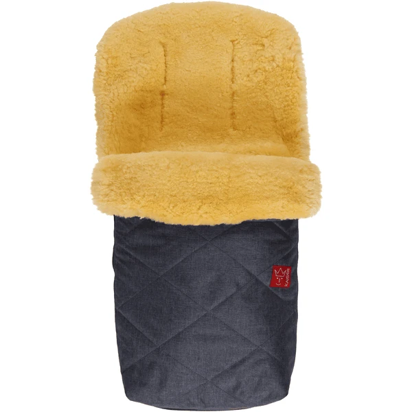 KAISER Winterfußsack Natura Navy Melange 1 KAISER Winterfußsack Natura Navy Melange