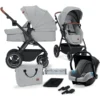 Kinderkraft Kombikinderwagen 3 In 1 B-TOUR Light Grey