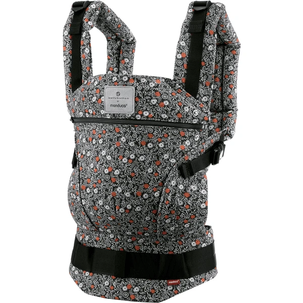 Manduca Babytrage First By Bellybutton SoftBlossom Dark 1 Manduca Babytrage First By Bellybutton SoftBlossom Dark