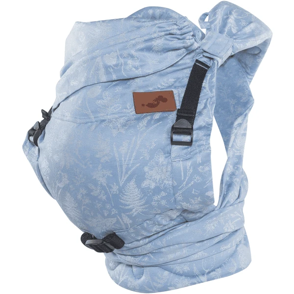 SCHMUSEWOLKE Babytrage HalfBuckle Fleur Provence Leinen 1 SCHMUSEWOLKE Babytrage HalfBuckle Fleur Provence Leinen
